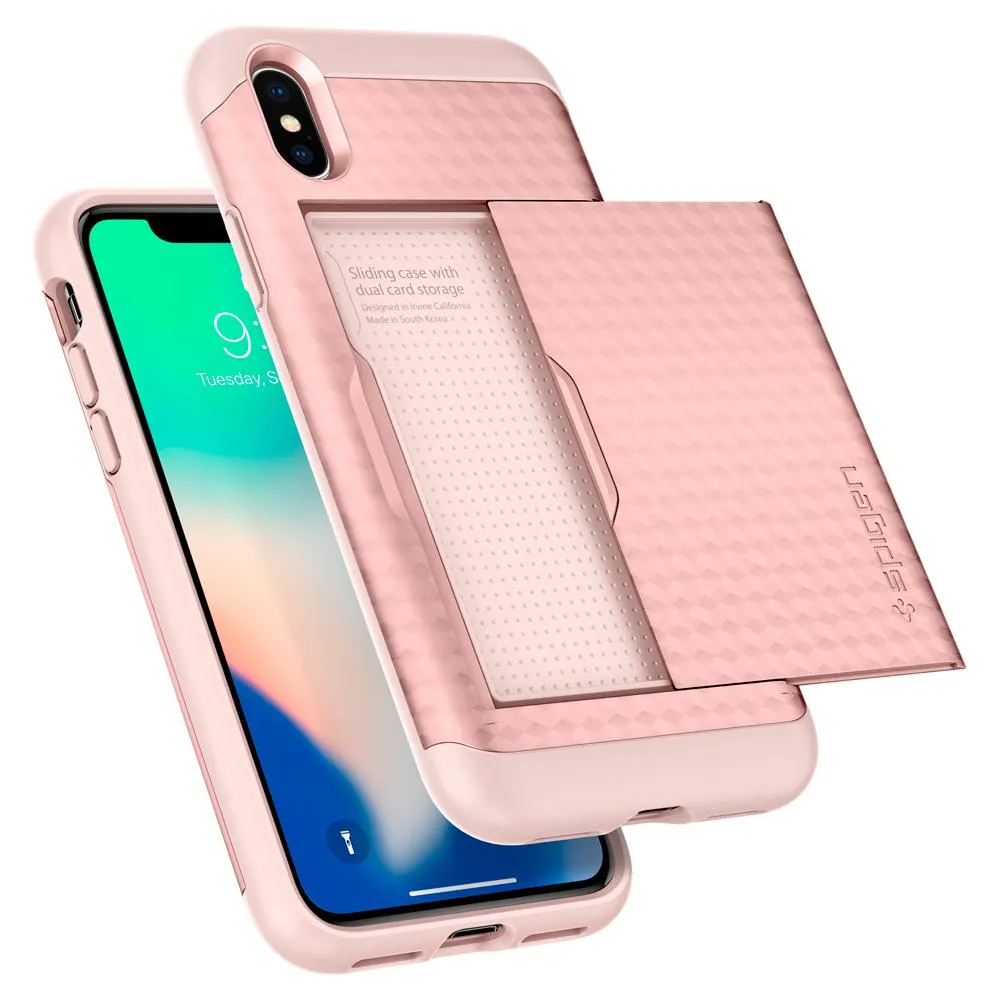 Spigen - Crystal Wallet for iPhone X / XS