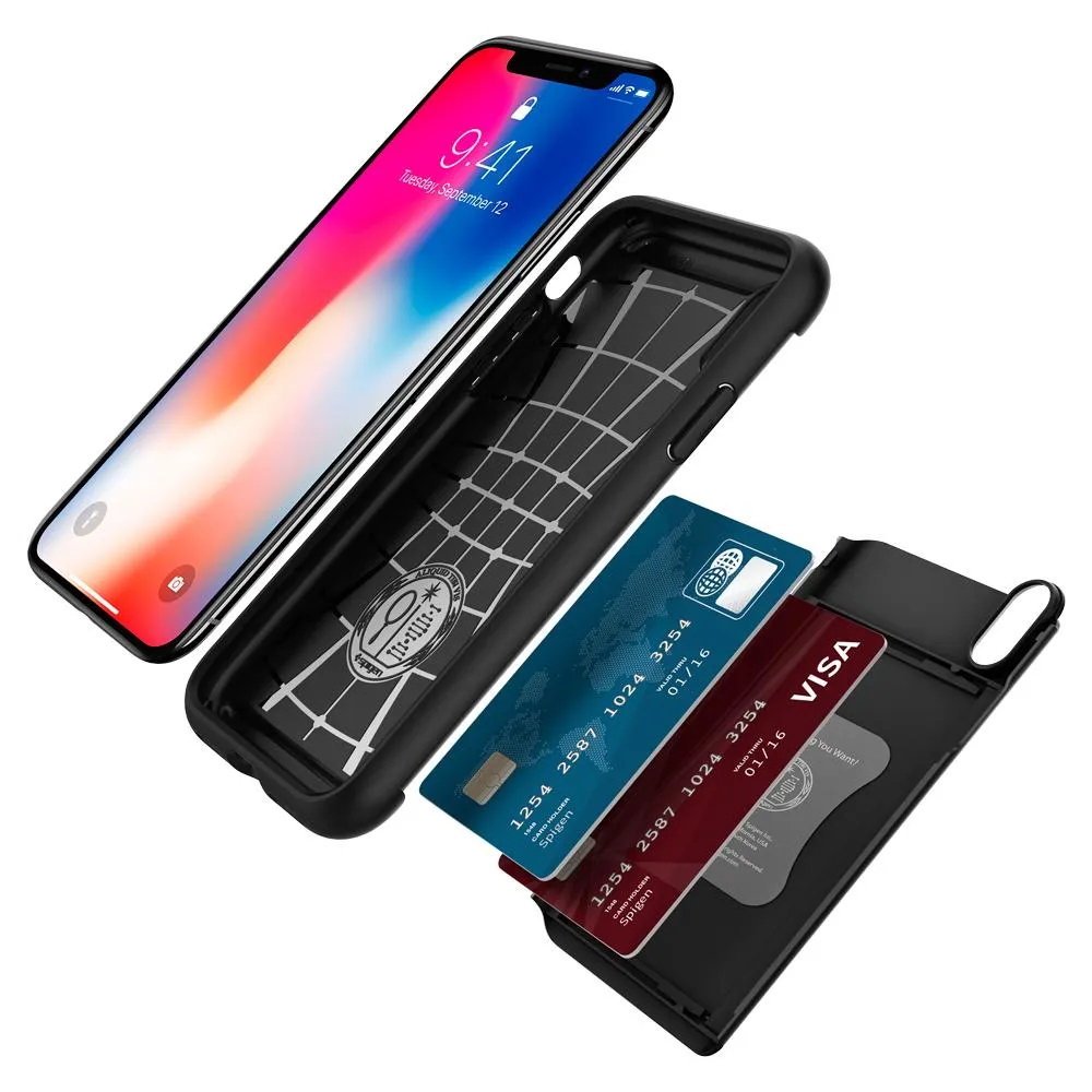 Spigen - Crystal Wallet for iPhone X / XS