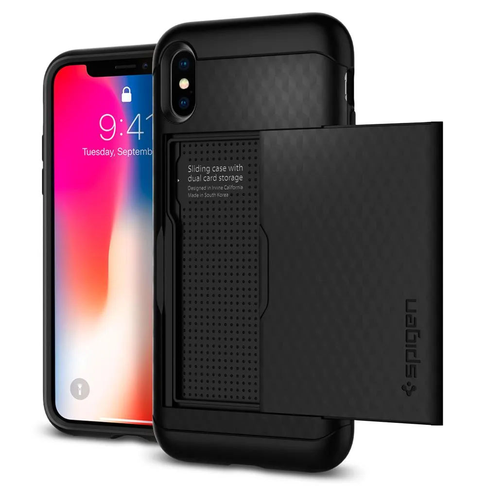 Spigen - Crystal Wallet for iPhone X / XS