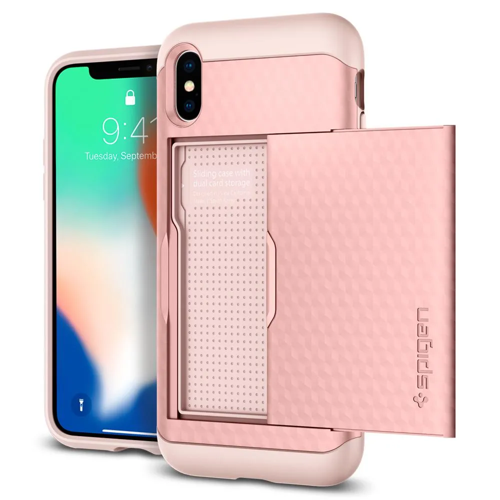 Spigen - Crystal Wallet for iPhone X / XS