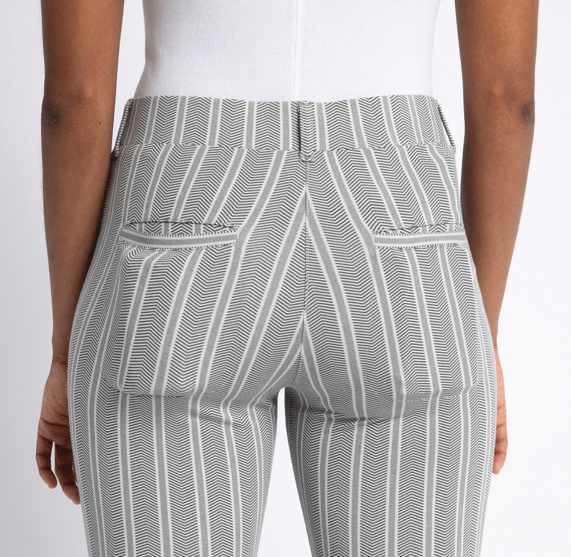 Straight-Leg | 7-Pocket Dress Pant Yoga Pants (Linocut)