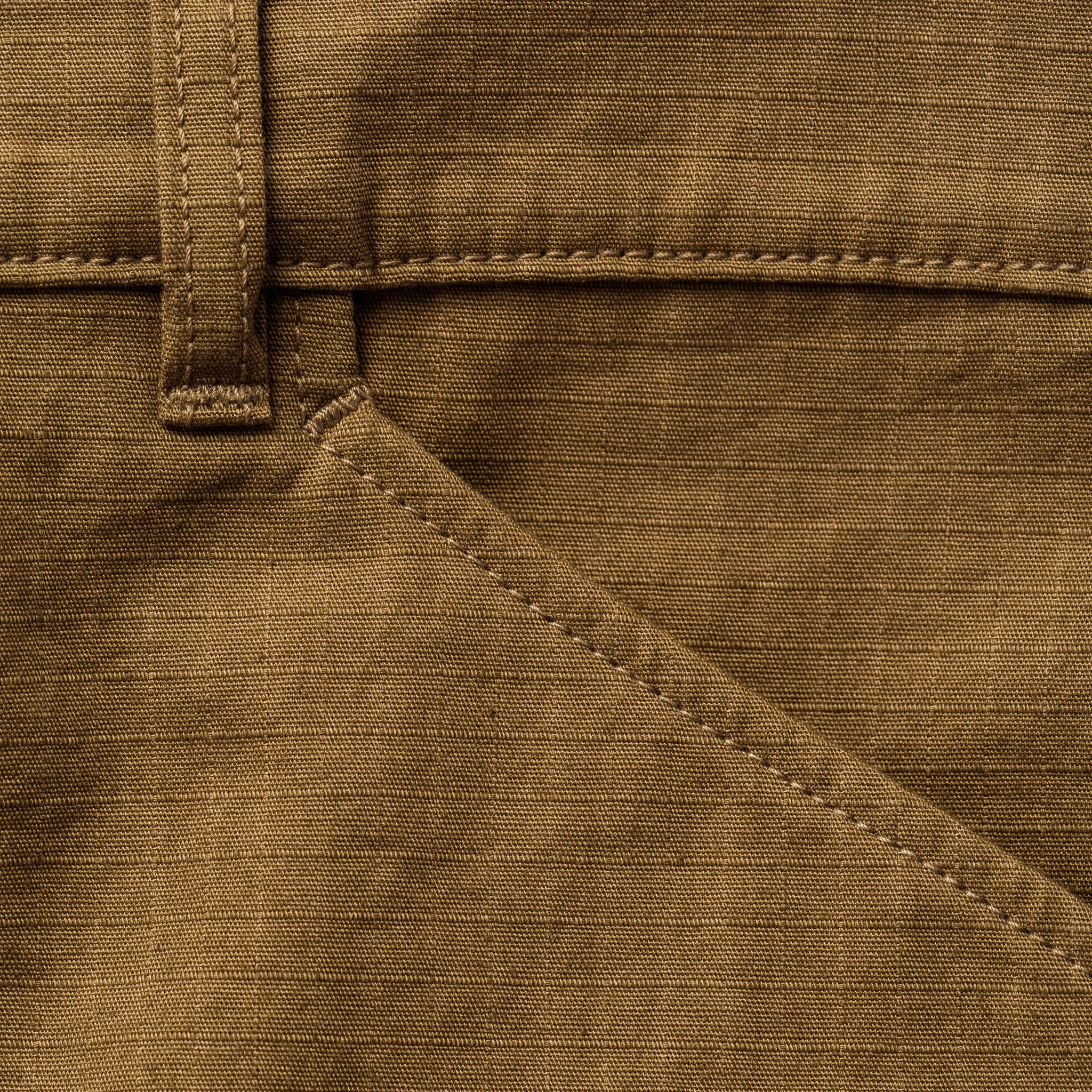 The Camp Short in British Khaki Ripstop