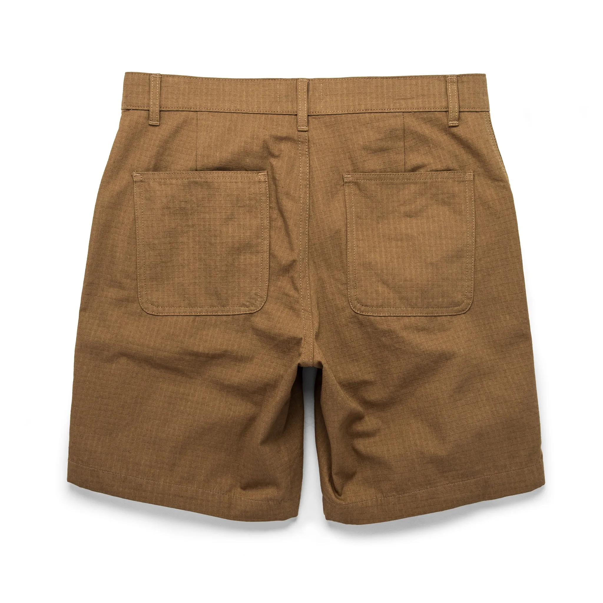 The Camp Short in British Khaki Ripstop