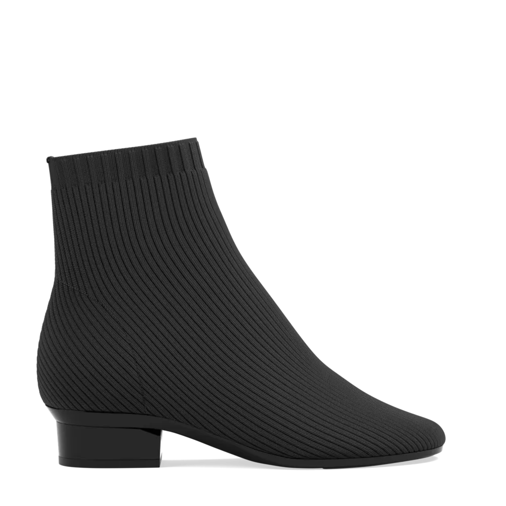 The Josie Bootie - Coal Knit