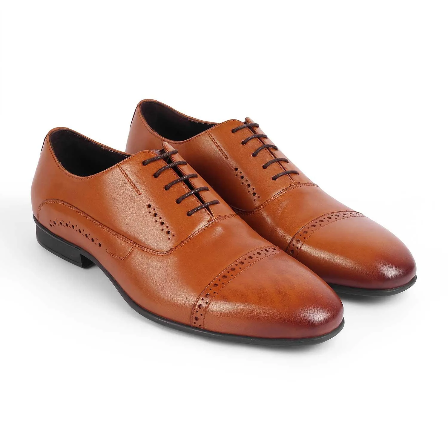 Tresmode Togford Tan Men's Oxford Lace Ups