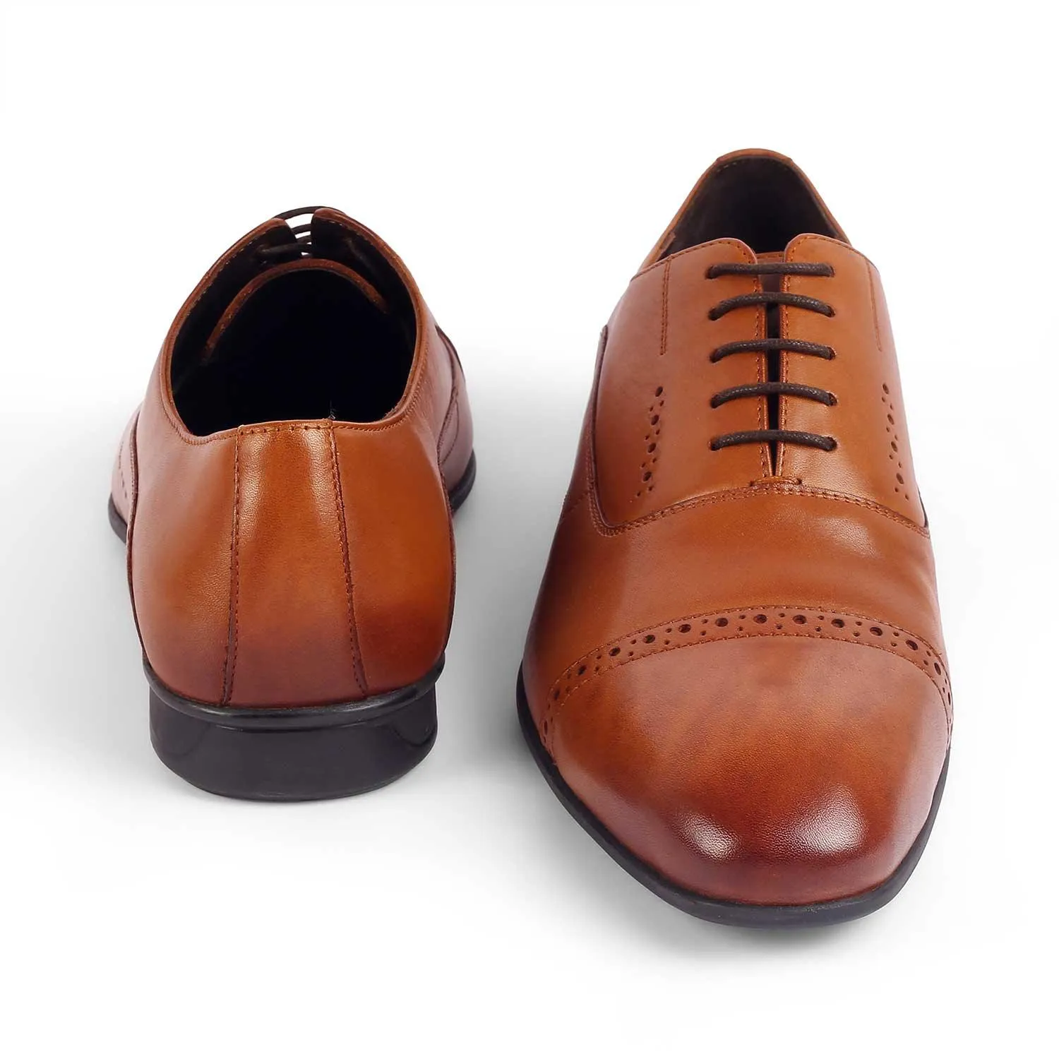 Tresmode Togford Tan Men's Oxford Lace Ups