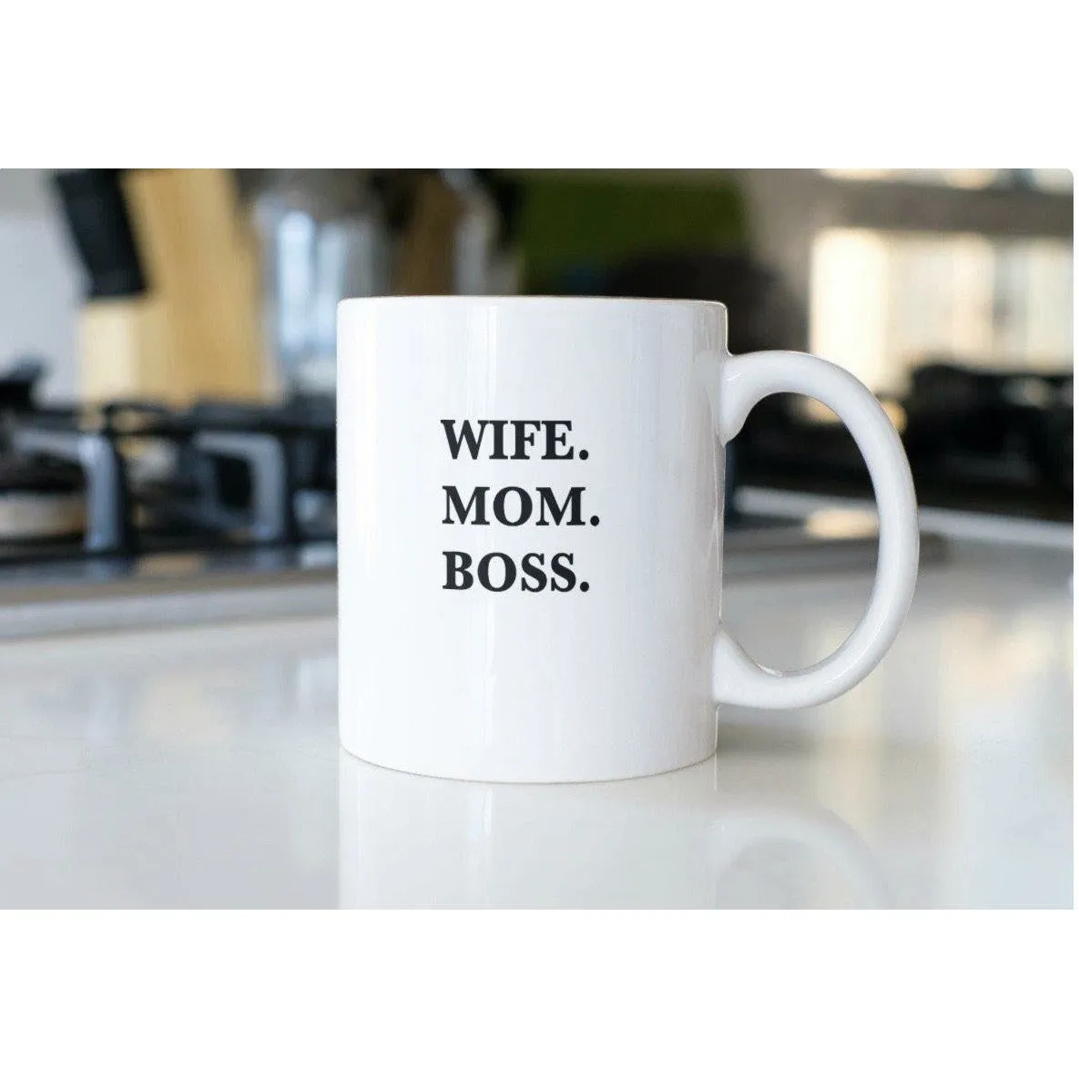 Wife Mom Boss mug