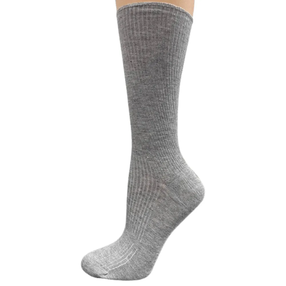 Women's Diabetic Arthritic Rayon and Bamboo Crew Socks 3-Pair Packs