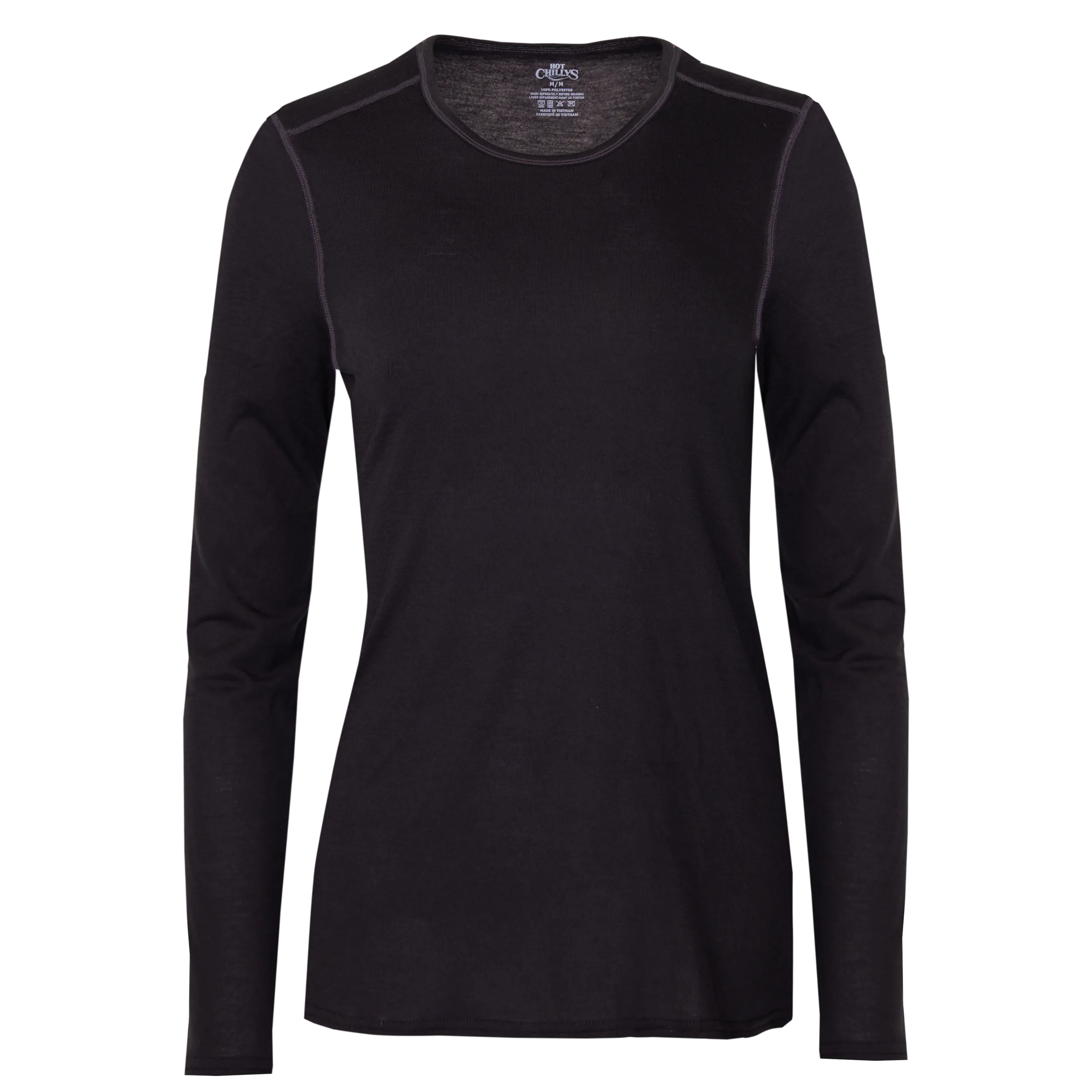 Women's Pepper Bi-Ply Crewneck - Black