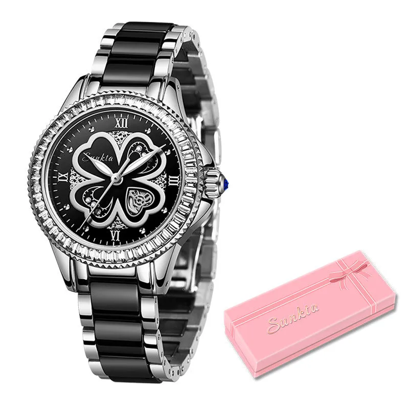 Women's Quartz Watch Waterproof Stainless Steel