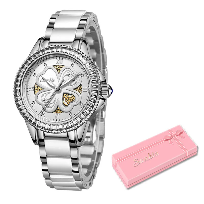 Women's Quartz Watch Waterproof Stainless Steel